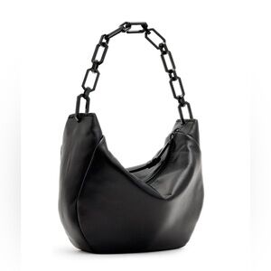 All Saints Black Hobo Bag